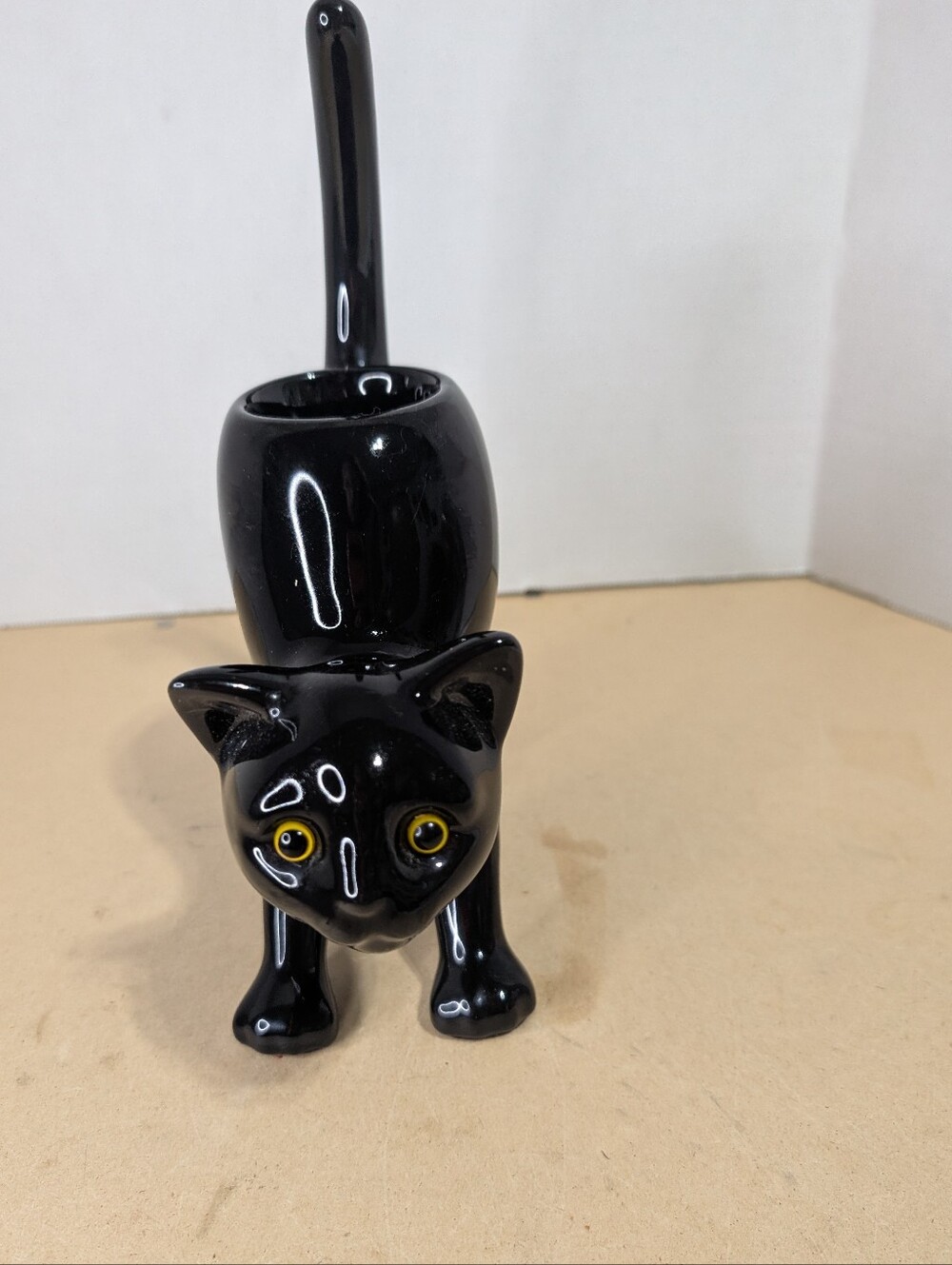 PartyLite Black Cat Tea Light Holder Halloween Decor